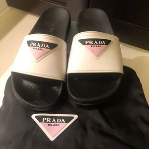 Prada pool slides